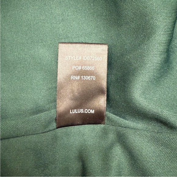 NWT Lulus Perfect Situation Shift Dress | Size XL | Dark Green Forest - Picture 7 of 8